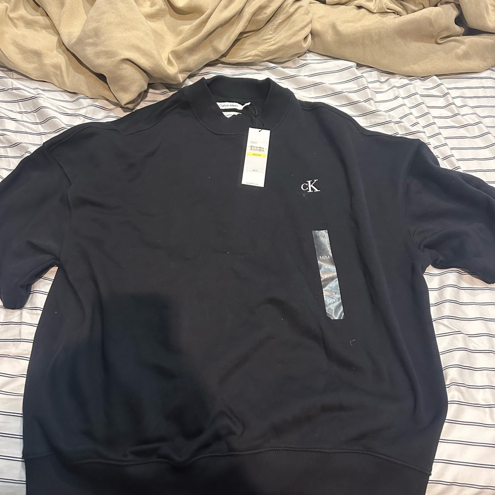Calvin Klein Men's Black oversized t shirt